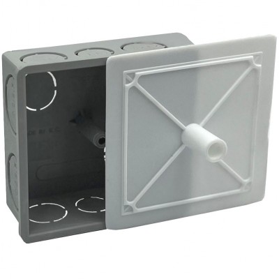 Κουτί Χωνευτό Μπετού Διακλαδώσεως 7,5x7,5cm Ρηχό 010/13 Dabler Monokrousos